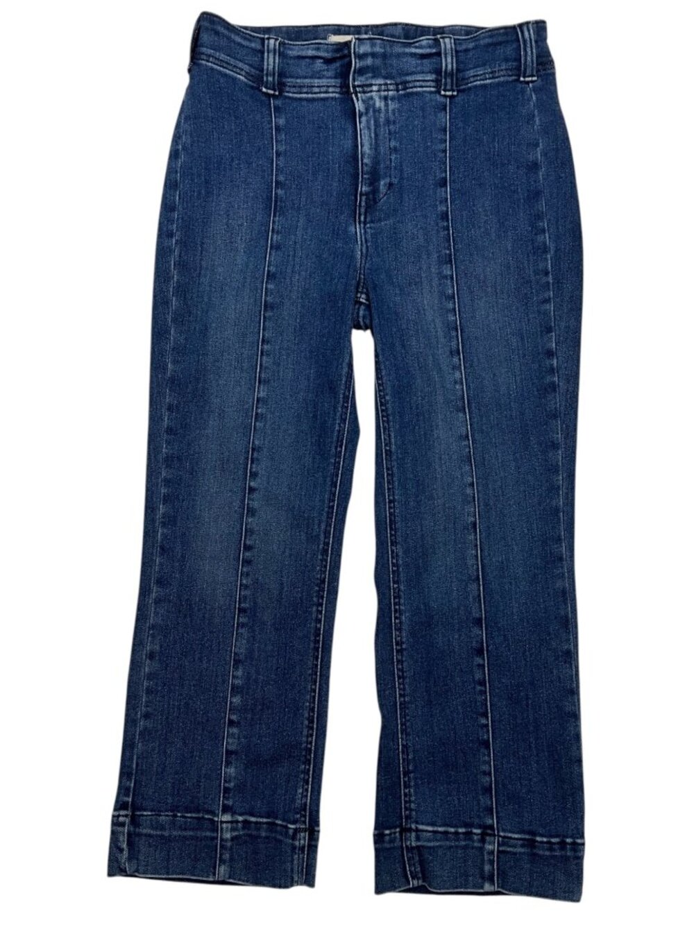 Anthropologie Pilcro Jeans 28 High Rise Cropped Straight Wide Leg